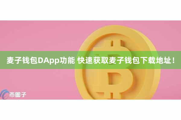 麦子钱包DApp功能 快速获取麦子钱包下载地址!