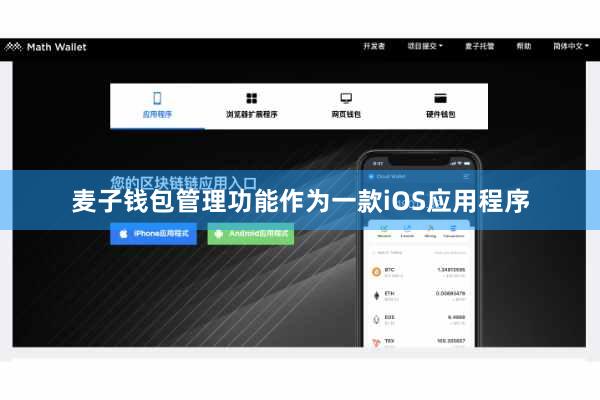 麦子钱包管理功能作为一款iOS应用程序