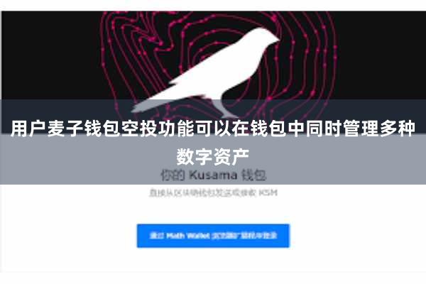 用户麦子钱包空投功能可以在钱包中同时管理多种数字资产