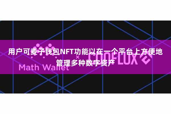 用户可麦子钱包NFT功能以在一个平台上方便地管理多种数字资产